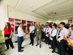 Industrial Visit at COCA COLA , Ayodhya
