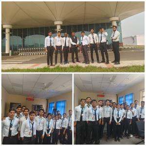 Industrial Visit in Kushinagar Airport.