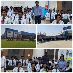 Industrial Visit in Varun Beverages Gida Gorakhpur.