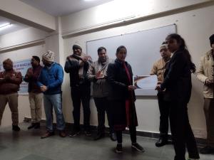 Certificate distribution of Python Programming Project Training for BCA students by Limat-Soft Solution Pvt. Ltd.
