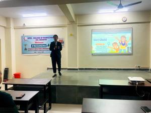 National Girl Child day is observed on 24 January to spread awareness about the inequalities faced by girls in Indian society, and also to promote awareness about the rights of the girl child and the importance of female education, health, and nutrition by the students of management at KIPM campus.